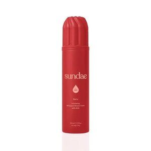Sundae Whipped Shower Foam Exfoliating AHA Berry for All Adult Skin Types